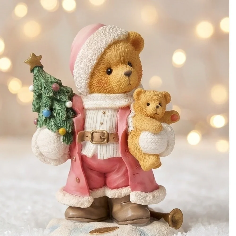Cherished Teddies Klaus Bearer Of Good Tidings Christmas Figurine 1996‎ Vintage